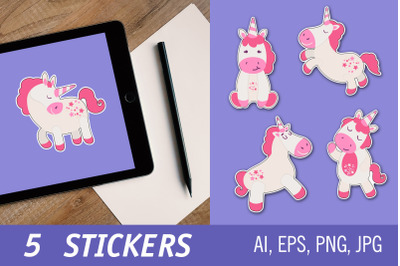 Unicorns - stickers