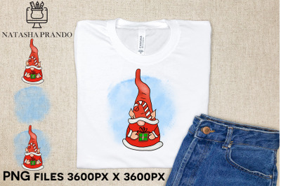 Gnome Christmas Gift Sublimation Design