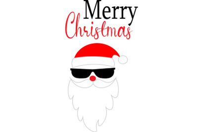 Cool Santa claus svg, Christmas SVG, christmas Cut Files, Merry Christ