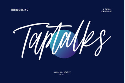 Taptalks Script Font