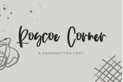 Roscoe Corner Script