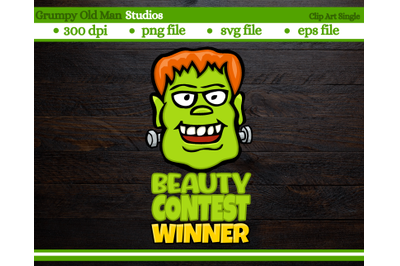 funny frankenstein cartoon | beauty contest winner