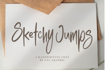 Sketchy Jumps - Handwritten Font