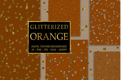 Glitterized Orange