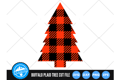 Plaid Christmas Tree SVG | Merry Christmas SVG | Christmas Tree SVG