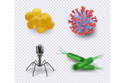 Viruses. Biology infection bacteria cells bacillus ncov microorganism