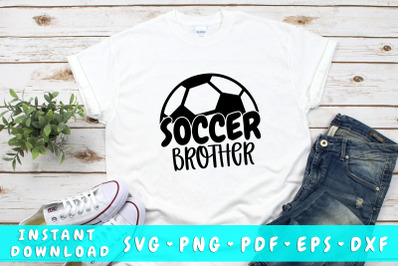 Soccer brother SVG