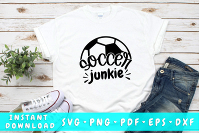 Soccer junkie SVG