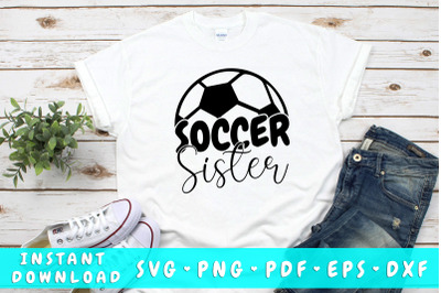 Soccer sister SVG