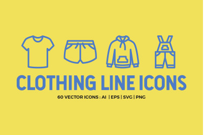 Clothing Line Icons