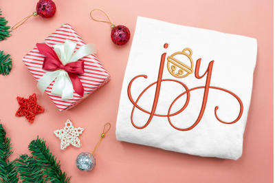 Christmas Joy with Bell | Embroidery