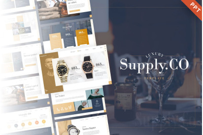 Supply.Co Luxury Marketplace PowerPoint Template