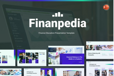 Finanpedia Finance Education PowerPoint Template