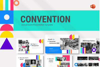 Convention Event Creative PowerPoint Template