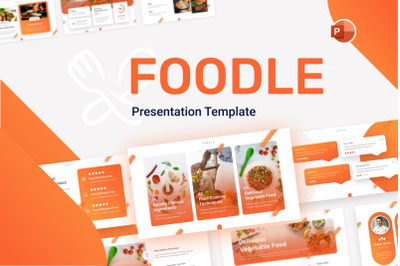 Foodle Food Review PowerPoint Template