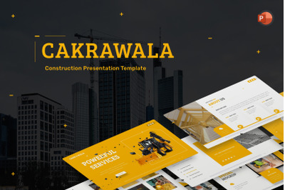 Cakrawala Construction PowerPoint Template