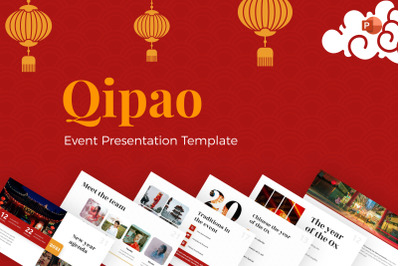 Qipao Chinese New Year PowerPoint Template