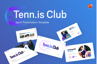 Tenn.is Club Sport PowerPoint Template