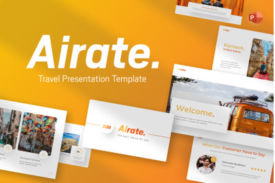 Airate Travel PowerPoint Template