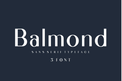 Balmond Sans Serif 3 font