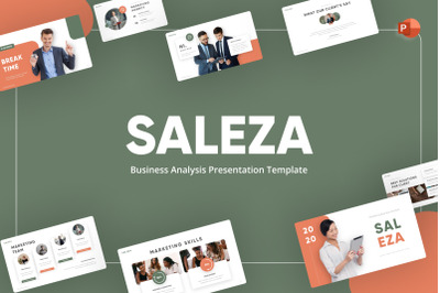 Saleza Business PowerPoint Template