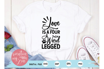 love is a four word legged