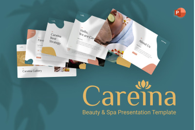 Careina Beauty &amp; Spa PowerPoint Template