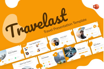 Travelast Hotel &amp; Travel PowerPoint Template