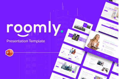 Roomly Co-working Space PowerPoint Template