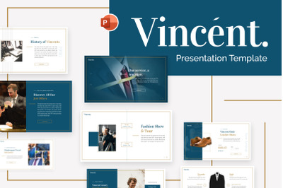 Vincent Luxury Presentation Powerpoint Template