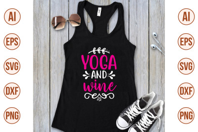 yoga and wine