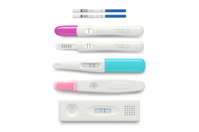 Pregnancy test. Female negative or positive test good ovulation femini