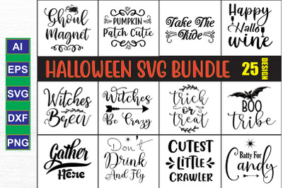 Halloween SVG Design Bundle, Vol 5