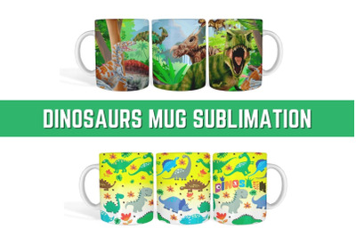 Dinosaurs Mug Sublimation