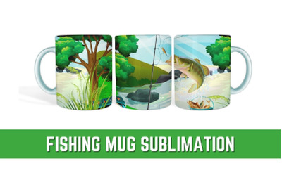 Fishing Mug Sublimation