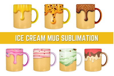 Ice Cream Mug Sublimation