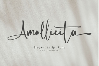 Amallicita - Elegant Script Font