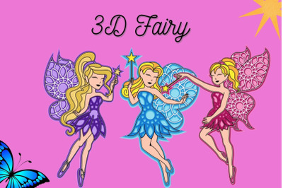 3D Fairy SVG Bundle