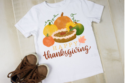 Happy Thanksgiving Sublimation