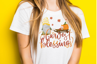 Harvest Blessings Thanksgiving Sublimation