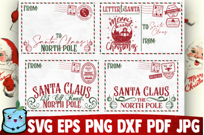 Letters To Santa SVG Bundle