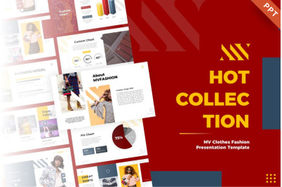 MV Clothes Fashion PowerPoint Template