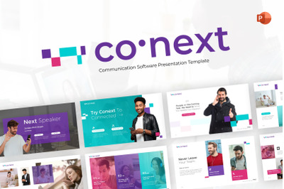 Conext Business Technology PowerPoint Template