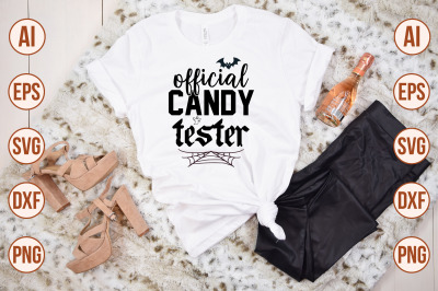 Official Candy Tester svg cut file