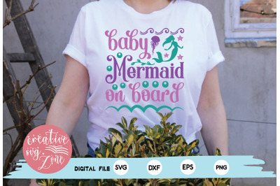 baby mermaid on board