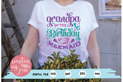 grandpa of the birthday mermaid