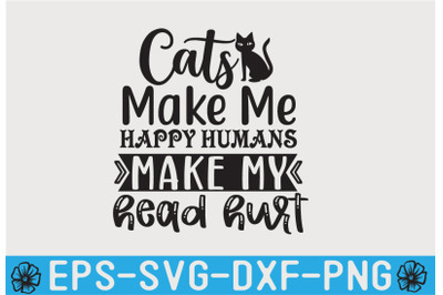 Cat SVG T shirt Design Template