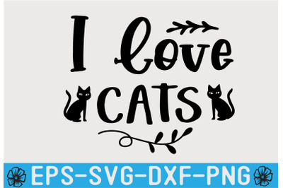 Cat SVG T shirt Design Template