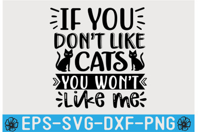 Cat SVG T shirt Design Template