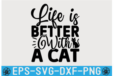 Cat SVG T shirt Design Template